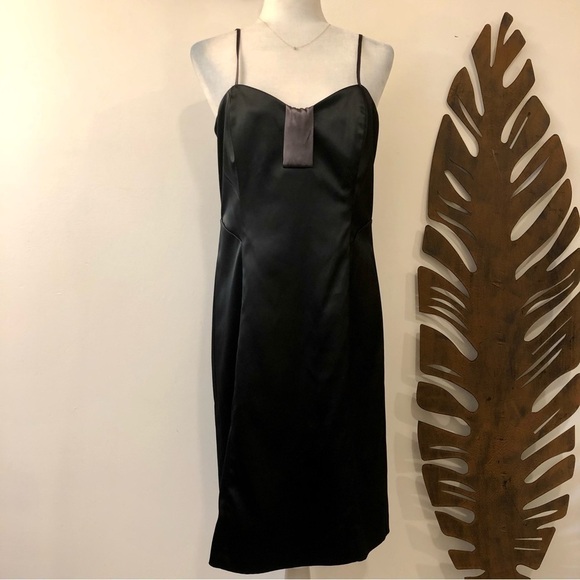 NW Night Way Collection Satin Cocktail Dress - Picture 1 of 10